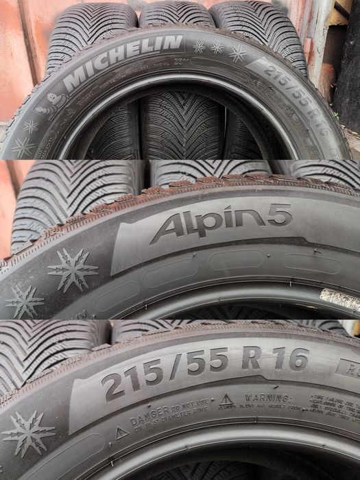 4бр.зимни гуми 215/55/16 Michelin Alpin5