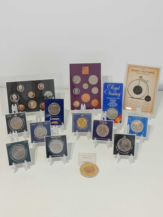 Medalii comemorative, monede, seturi monetare