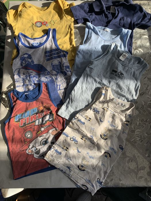 Детски дрешки р-р 80/86 за момче 50+ части