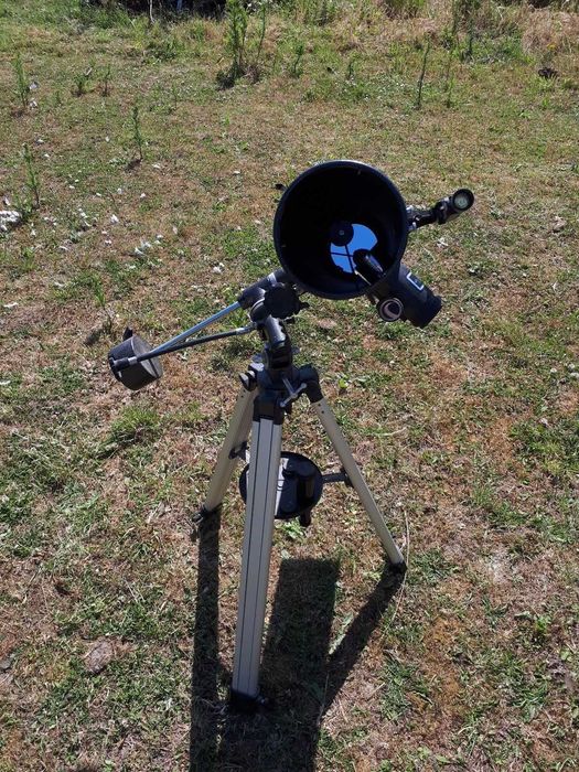 Телескоп Meade 114-930, силен, монтировка EQ екваториална, може+ мотор