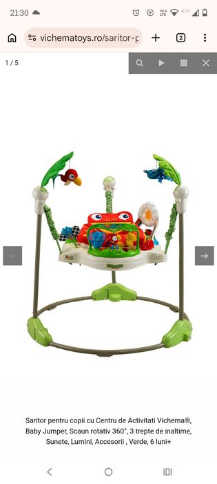Jumper interactiv pentru bebeluși