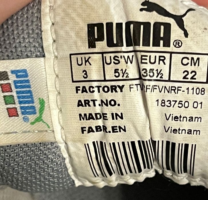 Adidasi puma mărimea 35.5