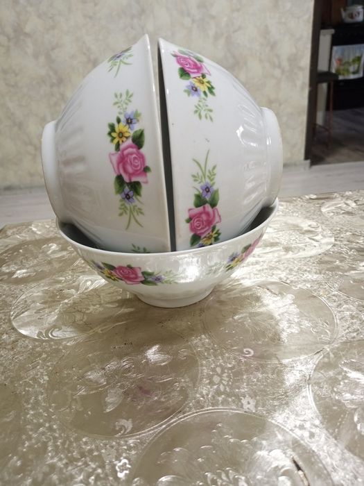 Касы,с цветами размер средний,хлопок маленькие