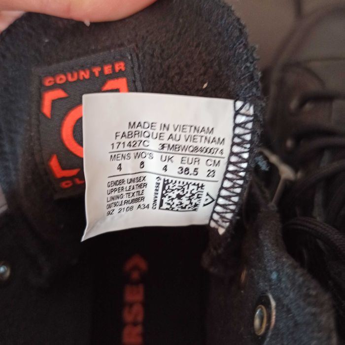 Converse- зимни кецове, ест. кожа