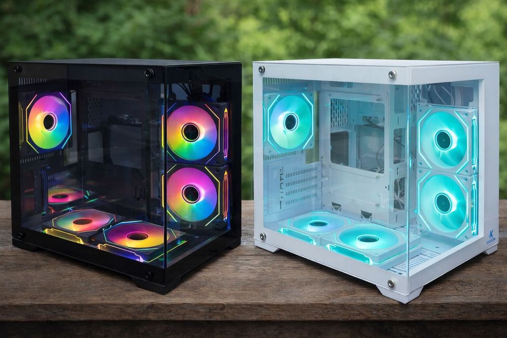 Корпуса Аквариум черные и белые