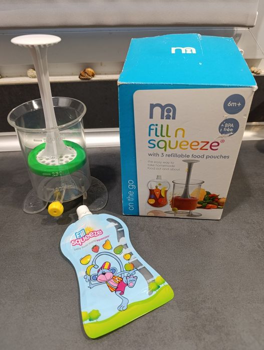 Fill n squeeze Система  паучове за домашни бебешки пюрета