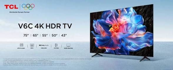 Телевизор TCL 65/75 V6C 4K HDR Google TV 2025 модели нови партия !!!