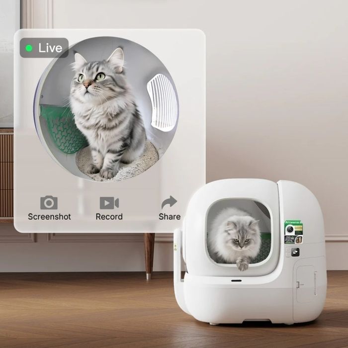 Petkit туалет-домик белый Purobot Max Pro 2
