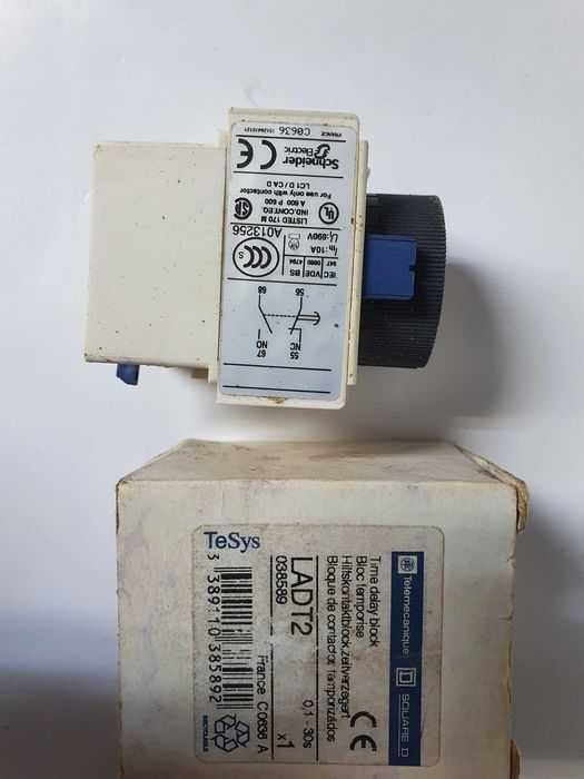 Temporizator SCHNEIDER LADT2 T Delay, 0.1 to 30 s, 1 NO + 1 NC 220v