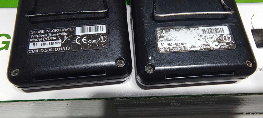 Vând shure wireless 800-820 MHz 
Cu două transmitere și un receiver