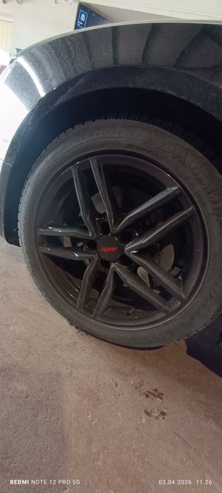 Set Jante Alutec R17+Anvelope Iarna Dunlop