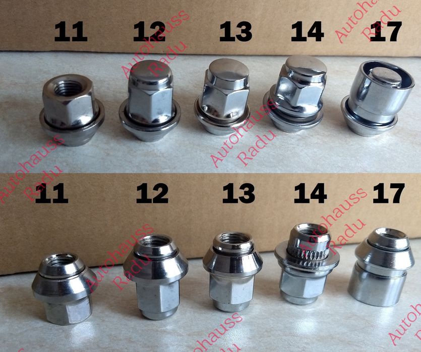 Piulite Prezoane Ford S Max și Galaxy M14 x 1,5 Cromate