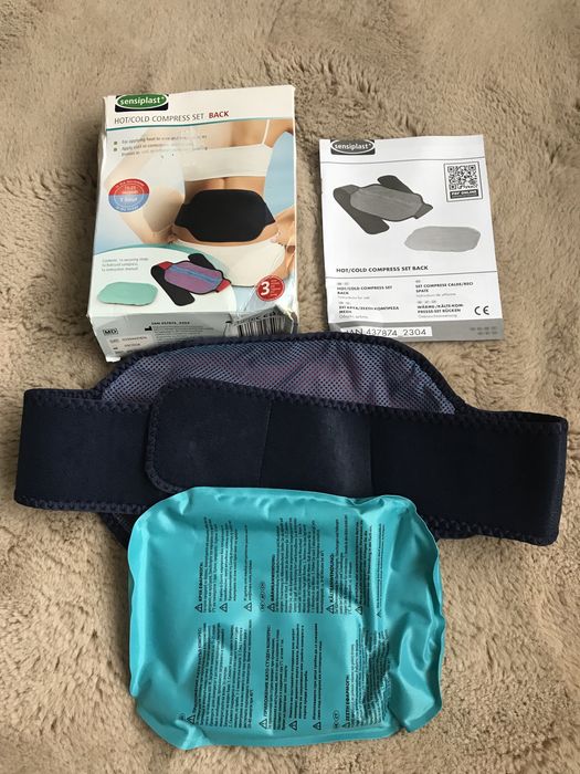 Compresa Sensiplast spate/gat,brau cald,centura