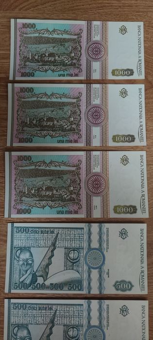 Bancnote vechi serii consecutive