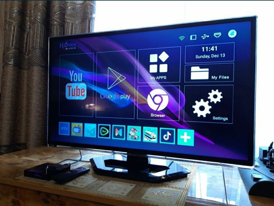 Smartbox H96MaxX3 4/64gb android.Youtube+Бепул Каналлар+Кинолар.мр