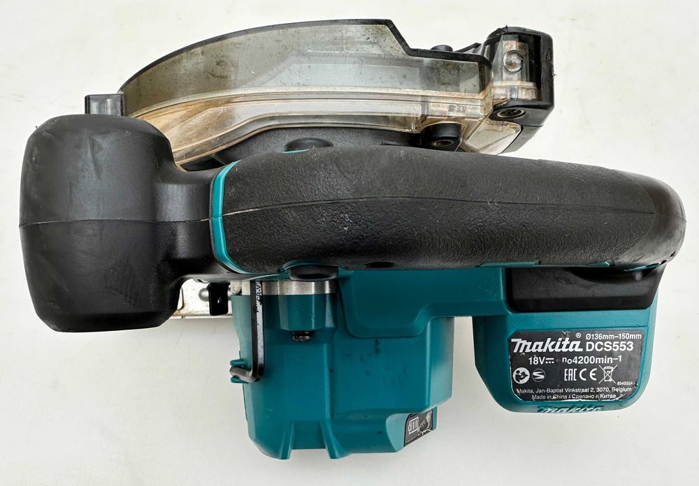 Makita DCS553 - Безчетков акумулаторен циркуляр за метал 18V