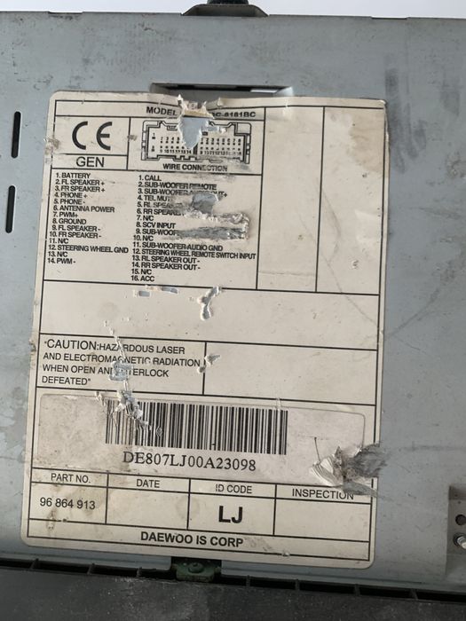 Продам магнитолу от каптивы