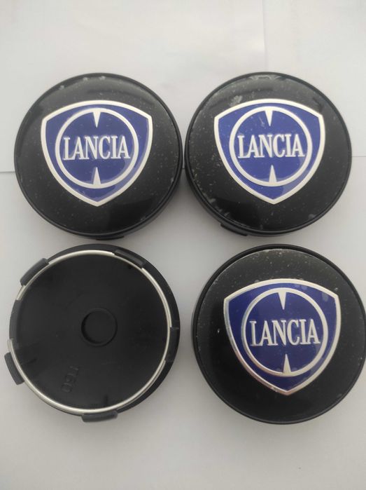 Капачки за Джанти за ЛАНЧИЯ/LANCIA 60 мм.Цвят:Сребристи и черни.НОВИ!