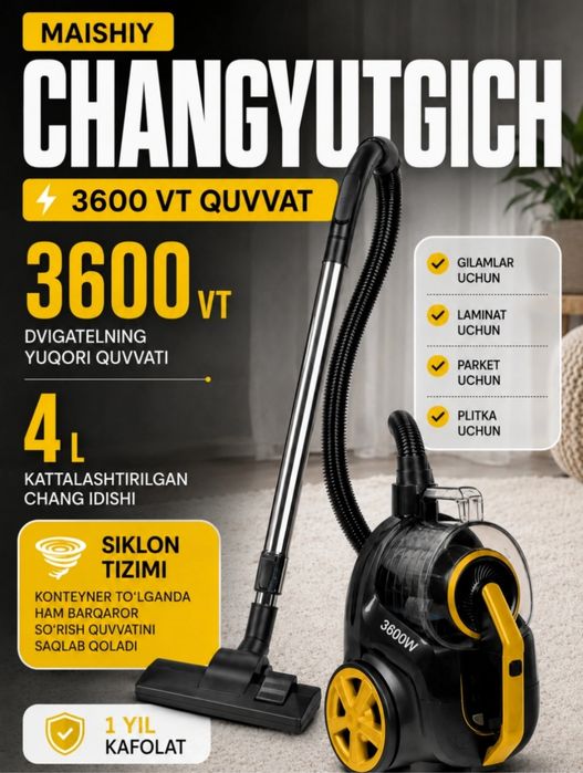 Uy uchun  sensorli changyutgichi.