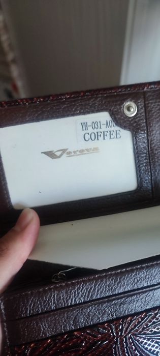 Кожаный женский кошелек