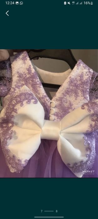 Платье детское пышное