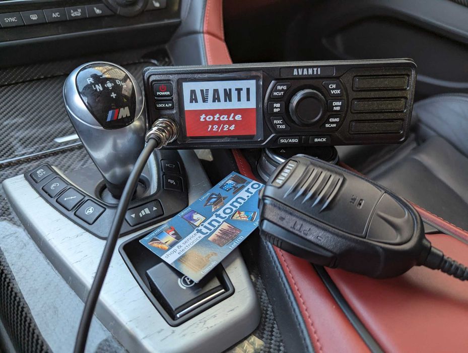 Statie Radio CB Avanti TOTALE 16 1DIN 12V 24V difuzor frontal