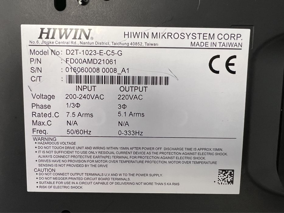 Vand servodriver step/dir si ethercat.