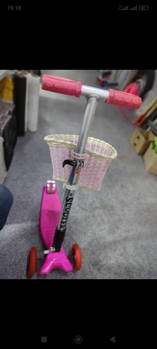 Самокат детский для девочки