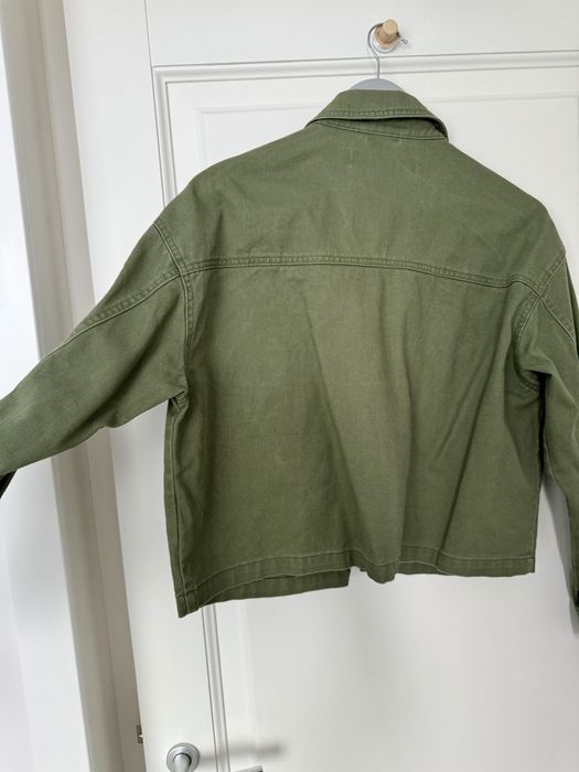 Jacheta verde denim - M