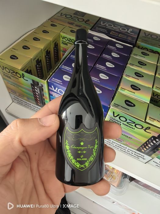 Vape 30.000 Puffas Champagne Reincarcabil Narghilea Abur Mult
