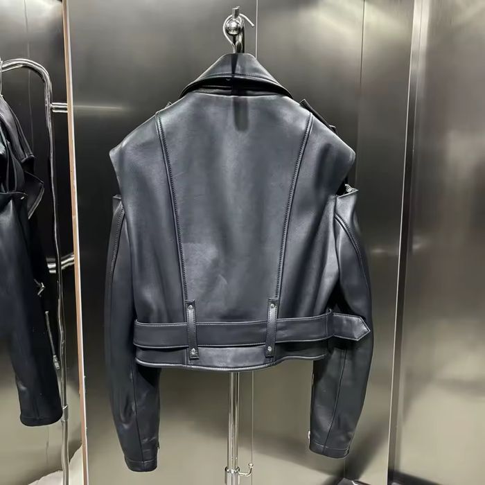 Кожено яке от естествена кожа намслено