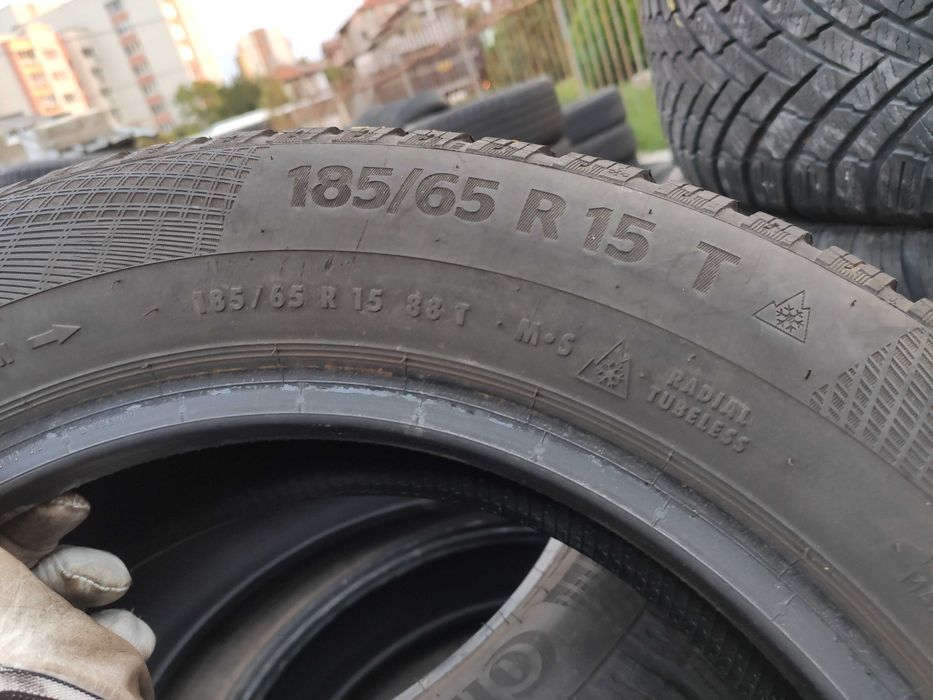 4бр Зимни Гуми 185 65 15 - Continental