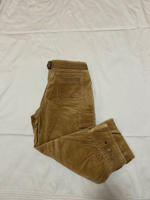 Вельветовые карго-бриджи