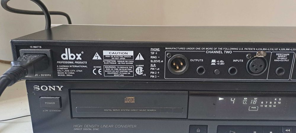 Interfata audio dbx 118 Compresor Gate Studio Rack