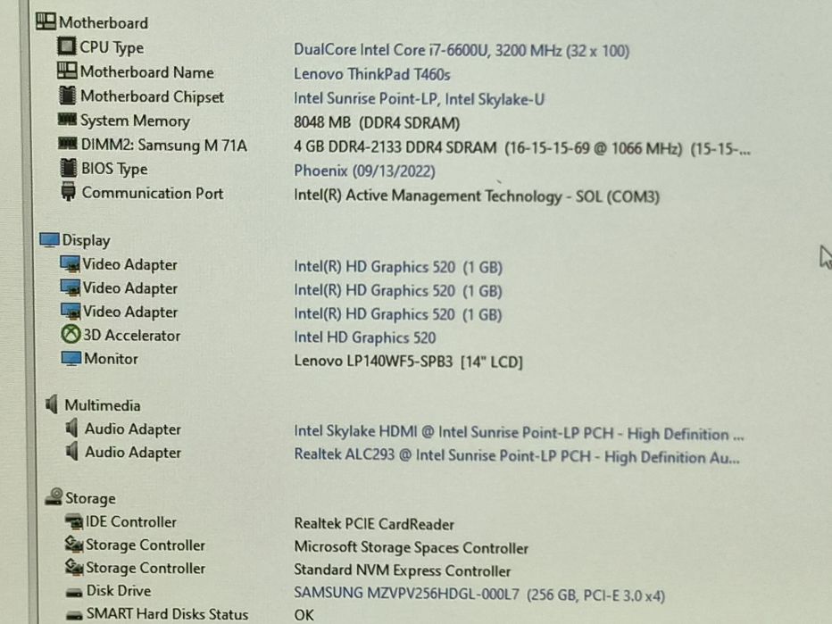 vand laptop Diagnoza Lenovo ThinkPad T460s.Impecabil.14"FH.i7 6600.8 Gb.Ssd 256Gb