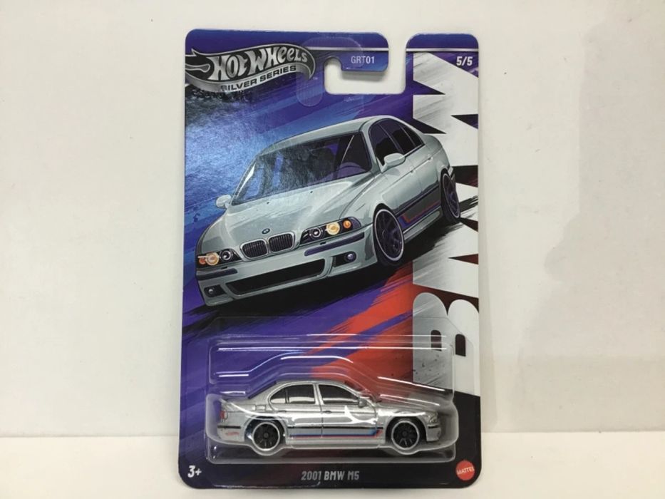 Модель BMW M5 E39 Hot Wheels Silver Series