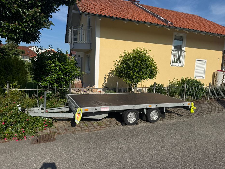 Vand remorca dublu ax cu prelata