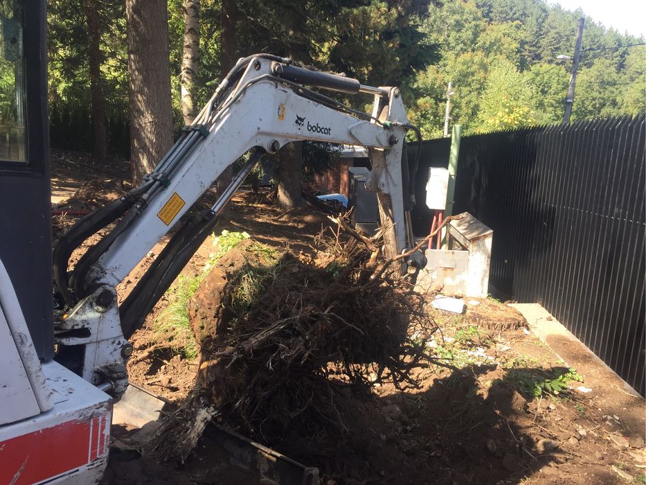 Услуги с мини багер 3т с чук, кофи 23,30,60,100мм, самосвал