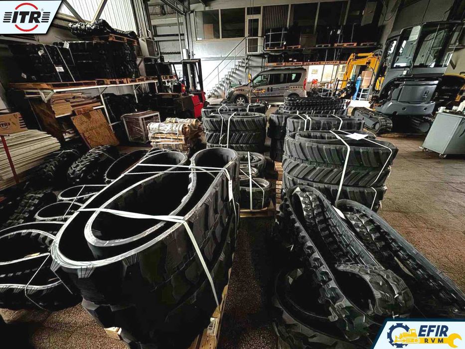 НОВИ гумени вериги ITR за минибагер на склад
