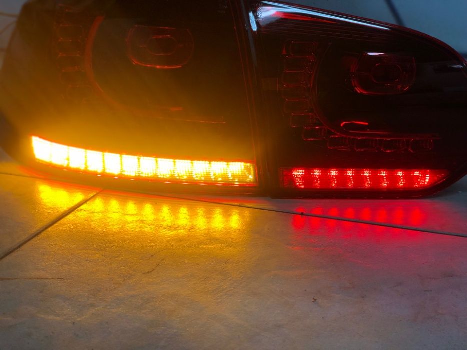 Stopuri Full LED Golf 6 Semnal Dinamic R20 GTI Look - Fara Erori !