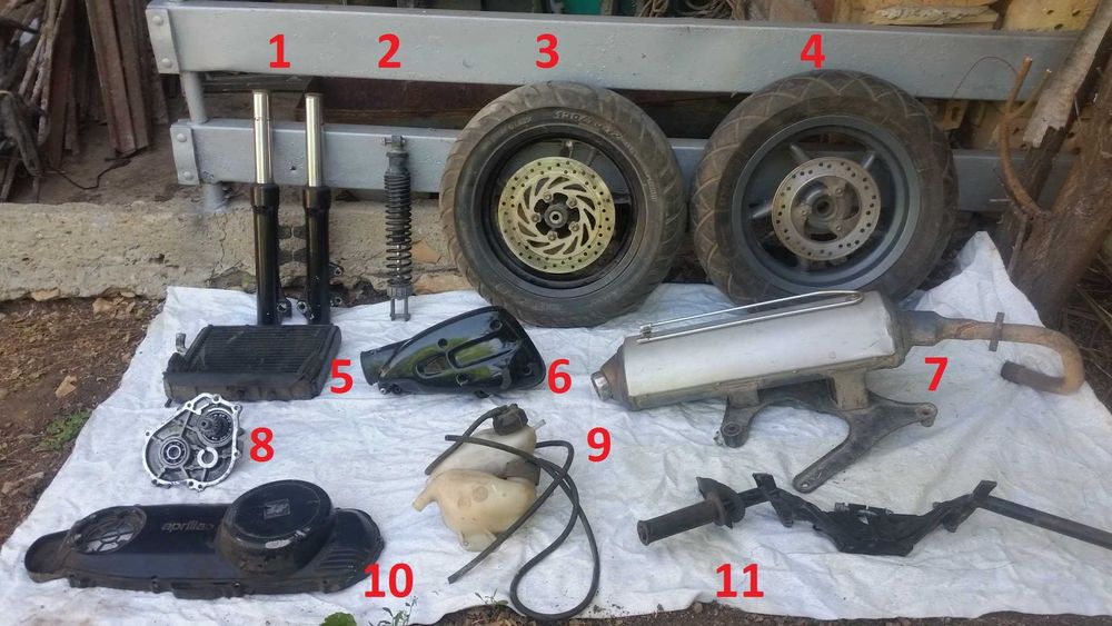 Части за скутер ! Априлия Леонардо