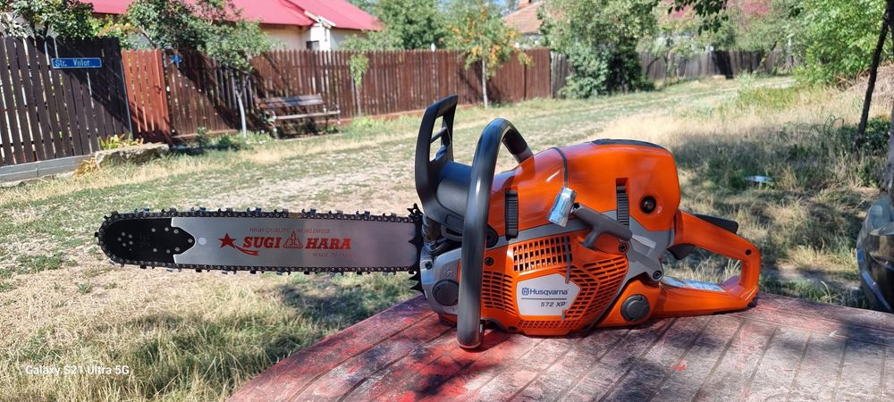 Vand Drujba Husqvarna 572xp cu lama de 45 si lant c85 noi!