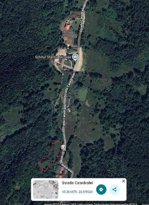 Teren superb 6.855 mp în Vulcan – Zona Schitul Sf. Nicolae