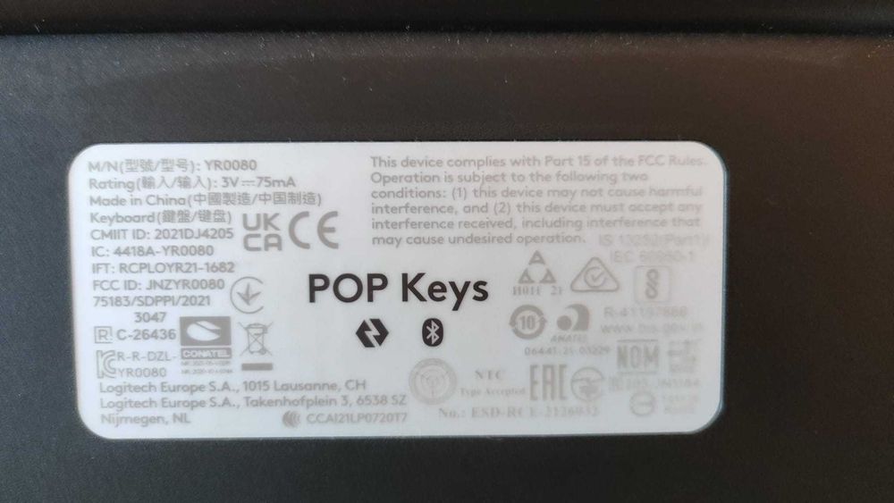Tastatura mecanica wireless Logitech POP KEYS