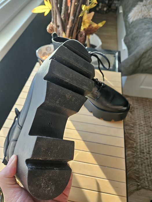 Дамски боти ALTERCORE с връзки и цип на гръндж платформа