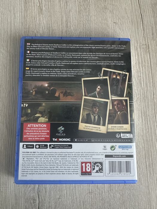 Alone in the dark PS5 rus sub