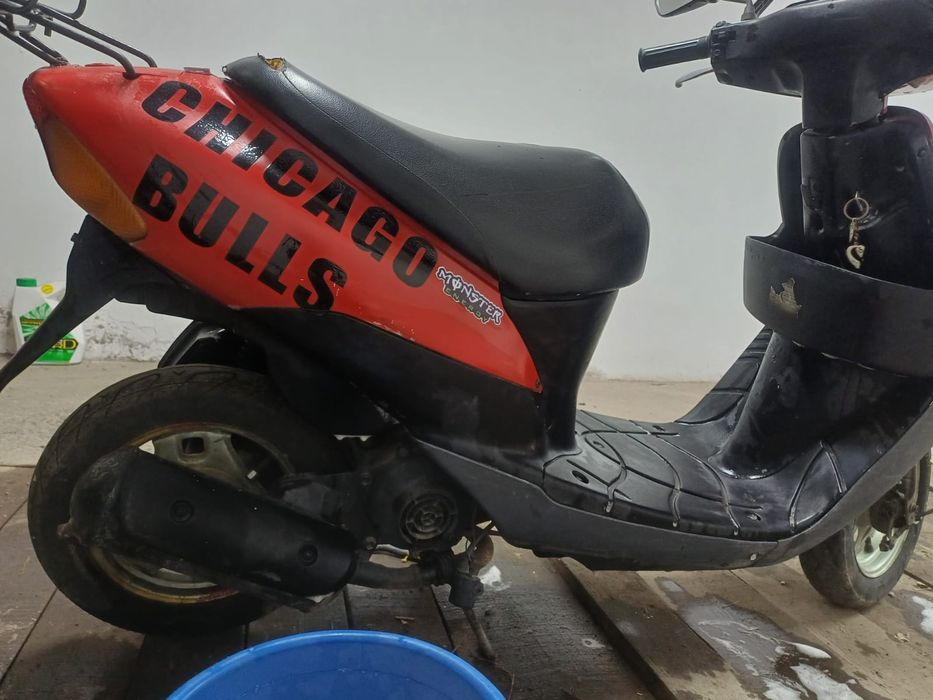 Мопед сузуки в нормальном состоянии