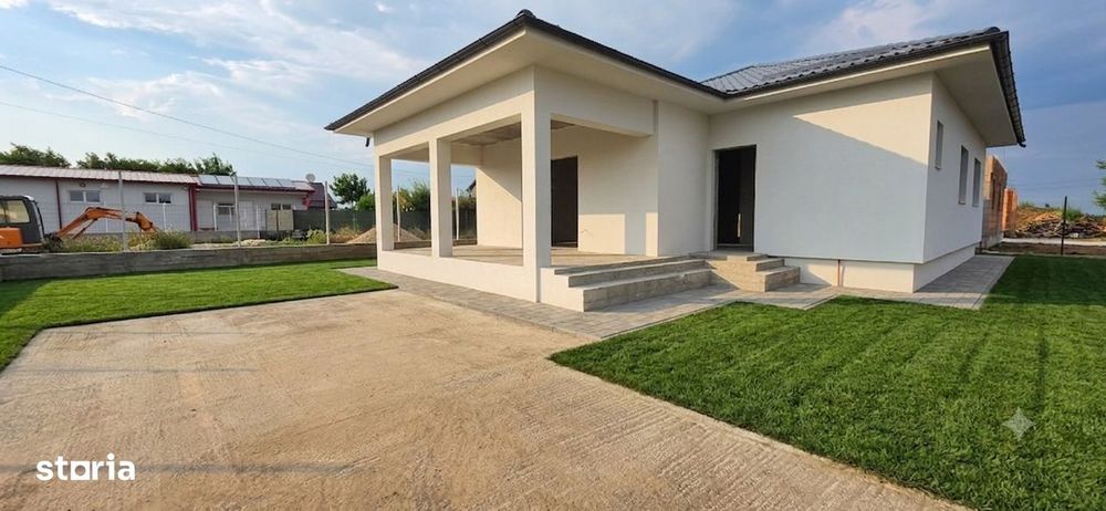 Clinceni casa parter,incalzire pardoseala, placa beton, dormitor 27mp.