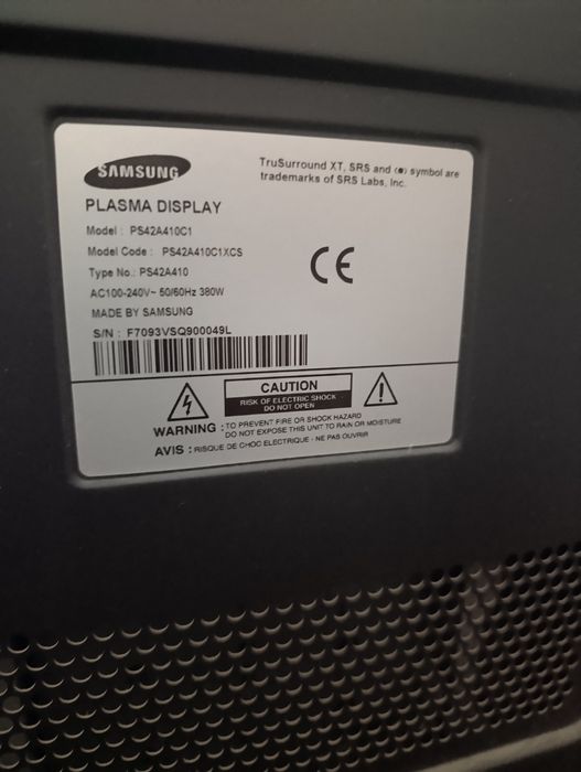 Samsung PS FLATROH PS42A41042 плазма,LG22EN33S22