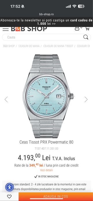 Tissot PRX Powermatic 80